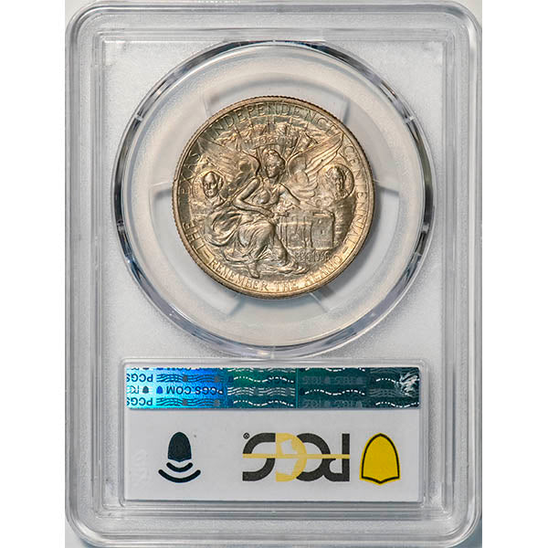 (9394) 1938 50C PCGS MS65 Texas CAC reverse slab