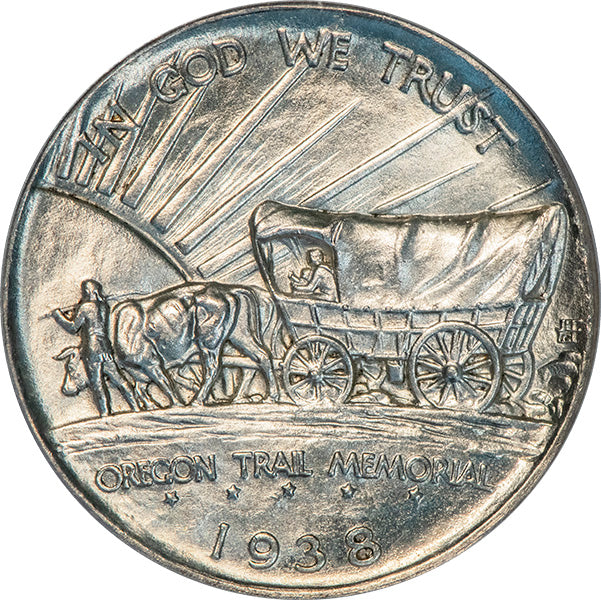 (9349) 1938-D 50C PCGS MS64 CAC Oregon reverse