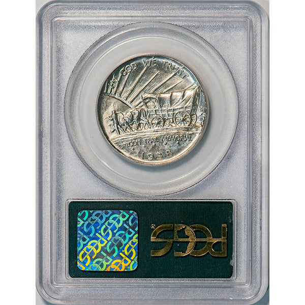 (9349) 1938-D 50C PCGS MS64 CAC Oregon reverse slab