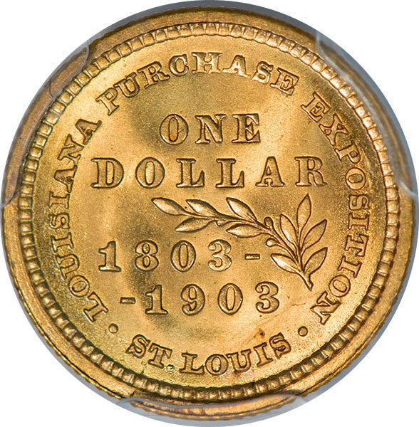 (7443) 1903 G$1 PCGS MS67 Jefferson reverse