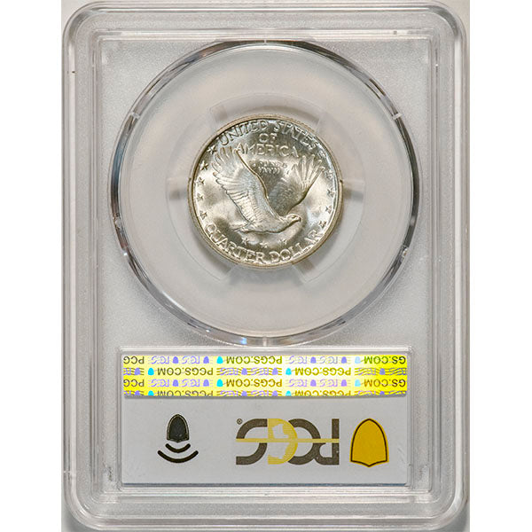 (5777) 1929-S 25C PCGS MS66FH SLQ reverse slab