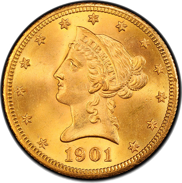 1901-S $10 PCGS MS66 obverse