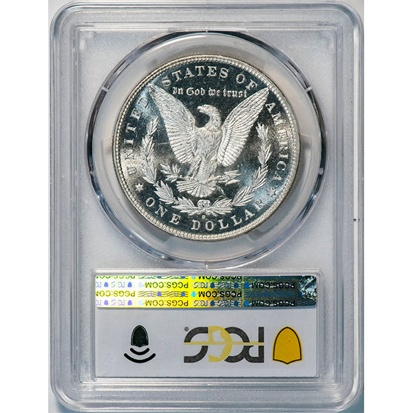 (7117) 1880/79-O $1 PCGS MS64PL CAC Morgan reverse