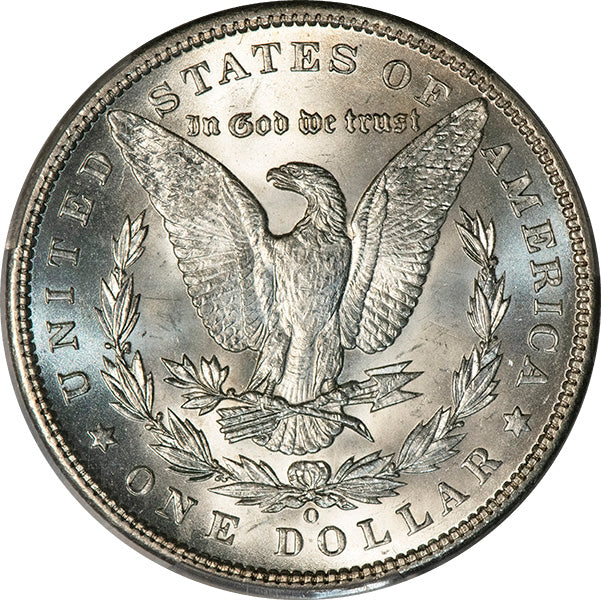 1896-O Morgan silver dollar reverse