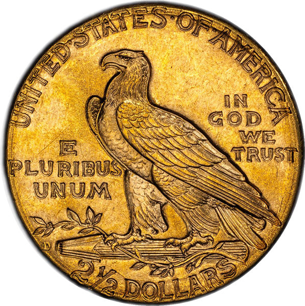 (7949) 1925-D $2.50 PCGS MS65 Indian reverse