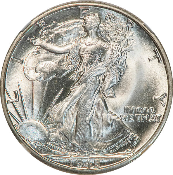 (6628) 1945-D 50C NGC MS67 Walker obverse