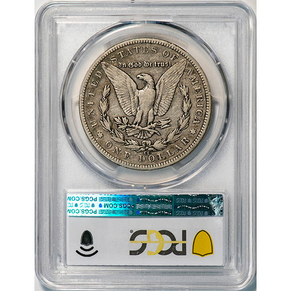(7190) 1889-CC $1 PCGS F15 CAC Morgan reverse slab
