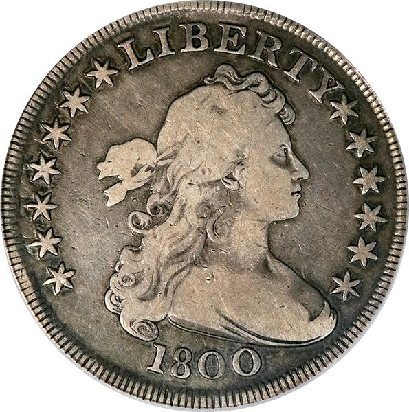 (6887) 1800 S$1 PCGS F12 Bust Dollar obverse