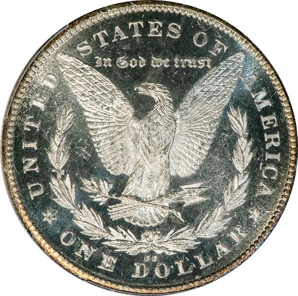(7045) 1878-CC $1 PCGS MS63DMPL CAC Morgan reverse