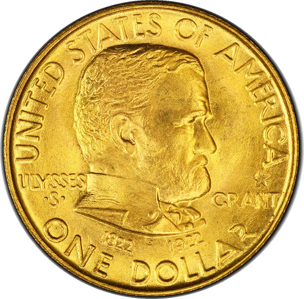 (7459) 1922 G$1 PCGS MS66+ Grant Star obverse