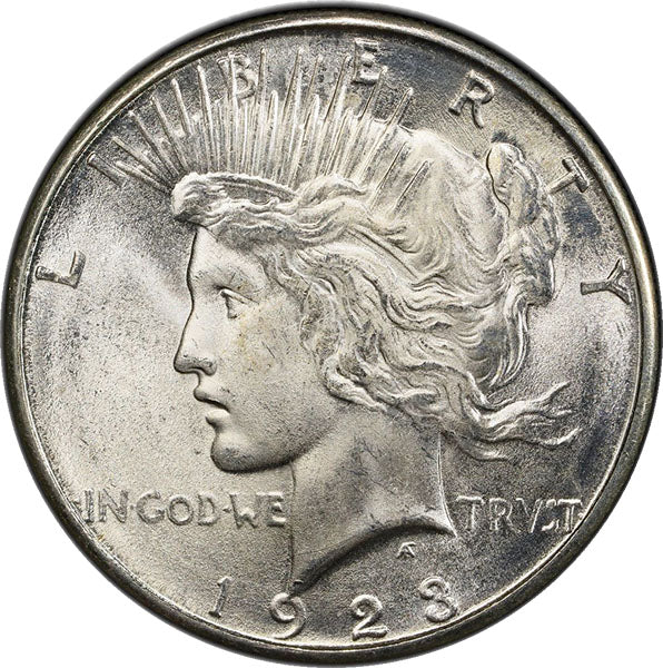 (7362) 1923-S $1 PCGS MS65 Peace obverse