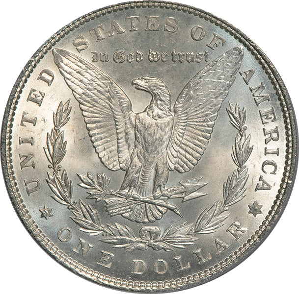 (7258) 1899 S$1 PCGS MS65 CAC Morgan reverse