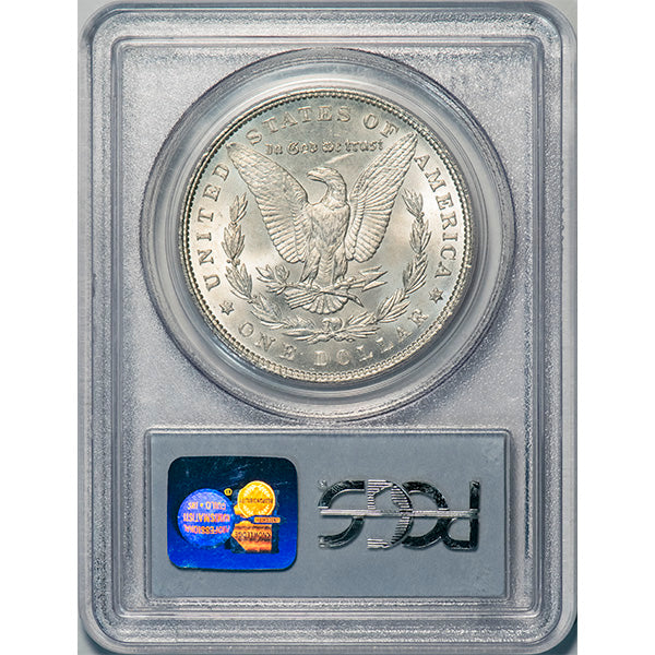 (7258) 1899 S$1 PCGS MS65 CAC Morgan reverse slab