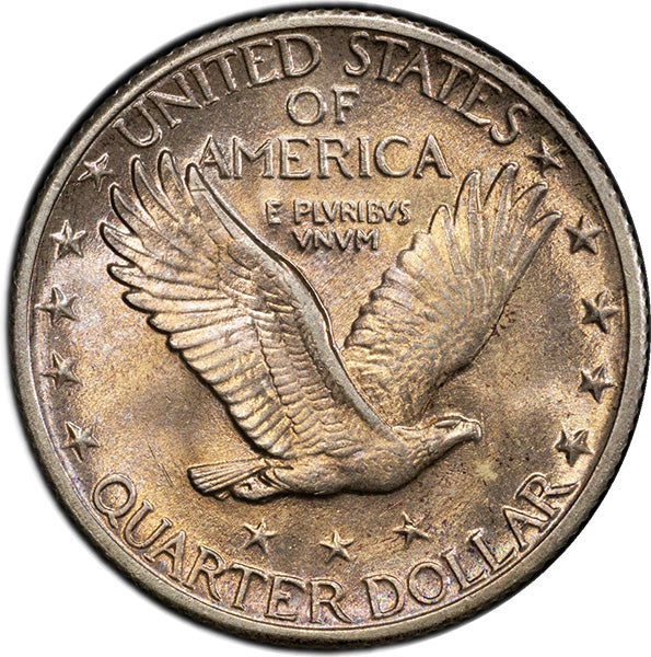 (5761) 1927 25C PCGS MS64FH SLQ reverse