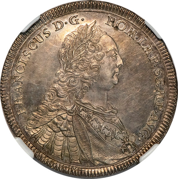 1754 1/2T ICB Germany Regensburg NGC AU58 obverse