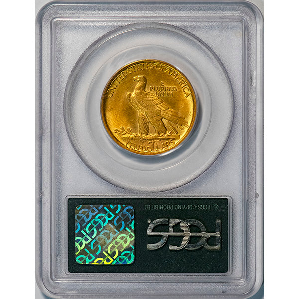 (8852) 1907 $10 PCGS MS61 No Motto Indian reverse slab