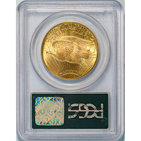 (9186) 1927 $20 PCGS MS65 Saint reverse slab