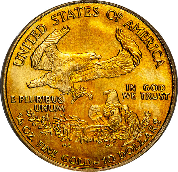(8901) 2006-W $10 PCGS MS70 Eagle reverse