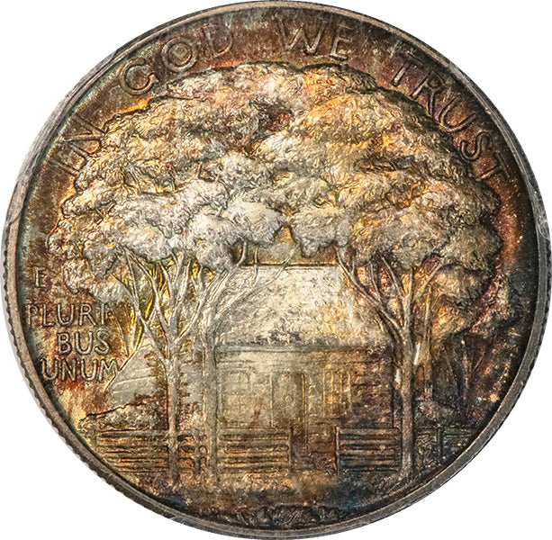 (9306) 1922 50C PCGS MS66 Grant reverse