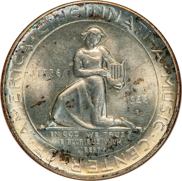 (9285) 1936-S 50C NGC MS61 CAC Cincinnati reverse