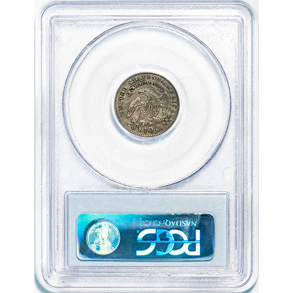 (4490) 1814 10C PCGS VF25 CAC States Of reverse slab