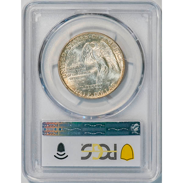 (9378) 1925 50C PCGS MS67 Stone Mountain reverse slab