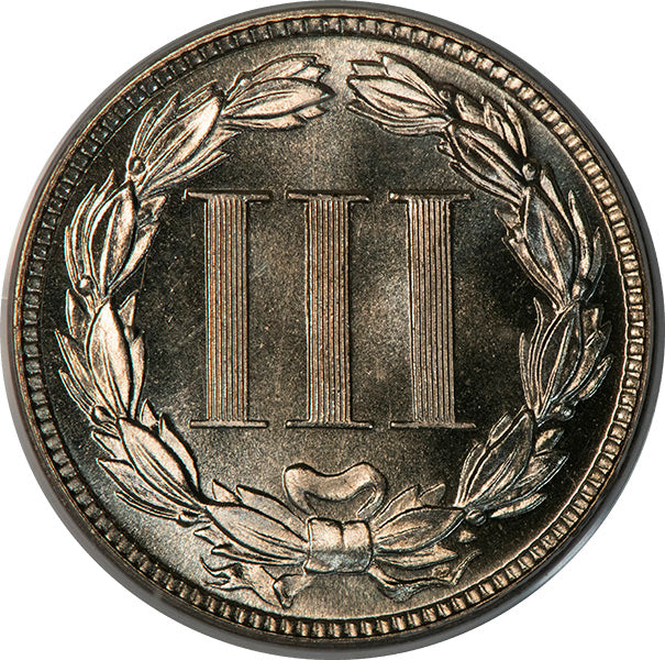 1882 3CN PCGS PR66 Gold CAC