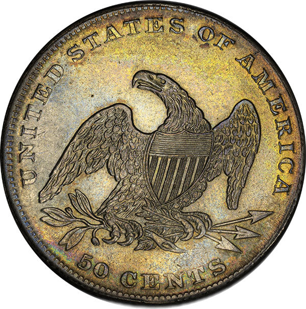 (6176) 1837 50C PCGS MS62