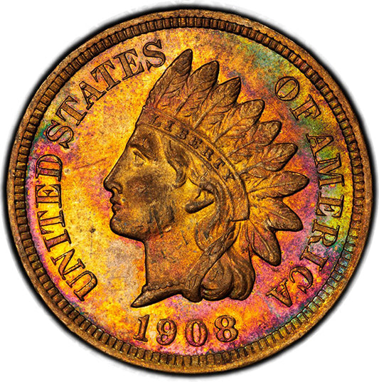 (2230) 1908 1C PCGS MS64RB