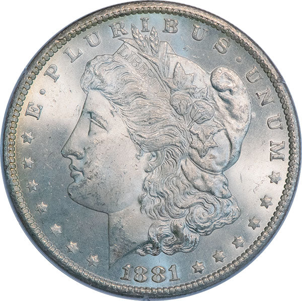(7126) 1881-CC $1 PCGS MS63 Gold CAC