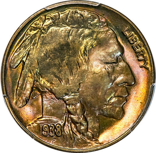 (3985) 1938-D/S 5C PCGS MS67+ Buffalo obverse