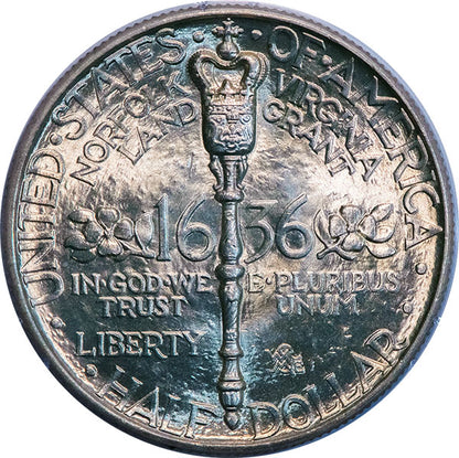 (9337) 1936 50C PCGS MS66 Gold CAC Old Holder Norfolk