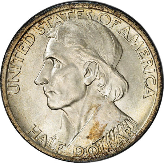 (9266) 1936 50C PCGS MS66 CAC Boone obverse