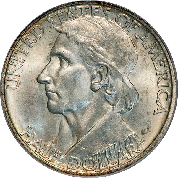 (9272) 1937-S 50C PCGS MS65 CAC Boone obverse