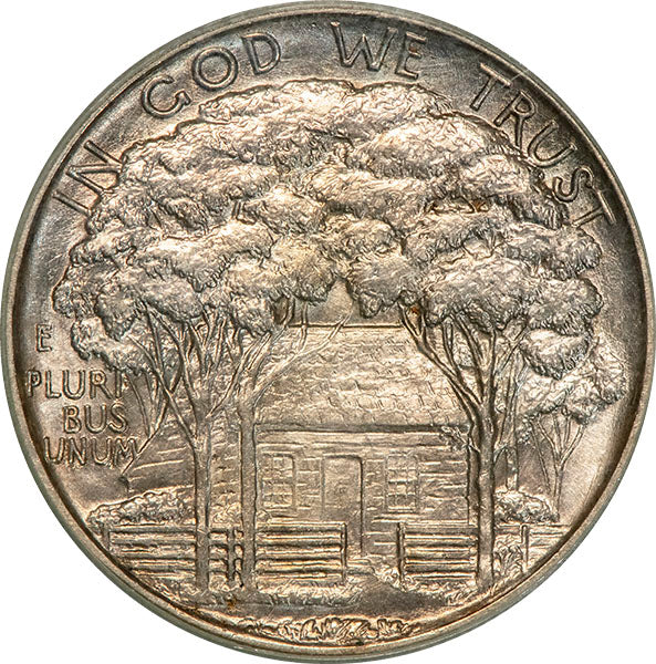 (9307) 1922 50C PCGS MS62 Grant Star CAC reverse