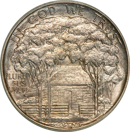 (9307) 1922 50C PCGS MS62 Grant Star CAC reverse
