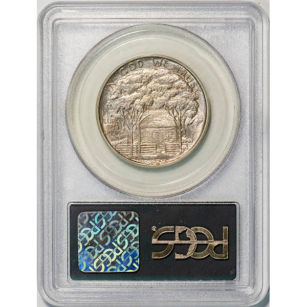 (9307) 1922 50C PCGS MS62 Grant Star CAC reverse slab