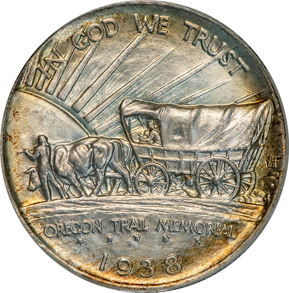 (9350) 1938-S 50C PCGS MS66 CAC Oregon reverse