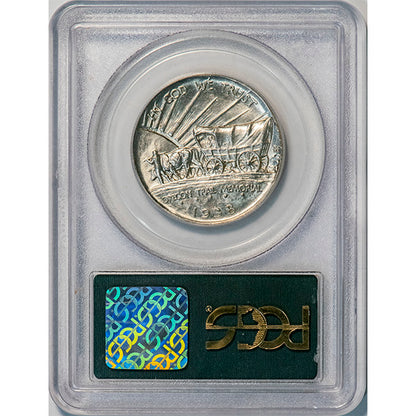(9349) 1938-D 50C PCGS MS64 CAC Oregon reverse slab