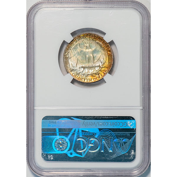 (5981) 1942 25C NGC PF68 Washington reverse slab