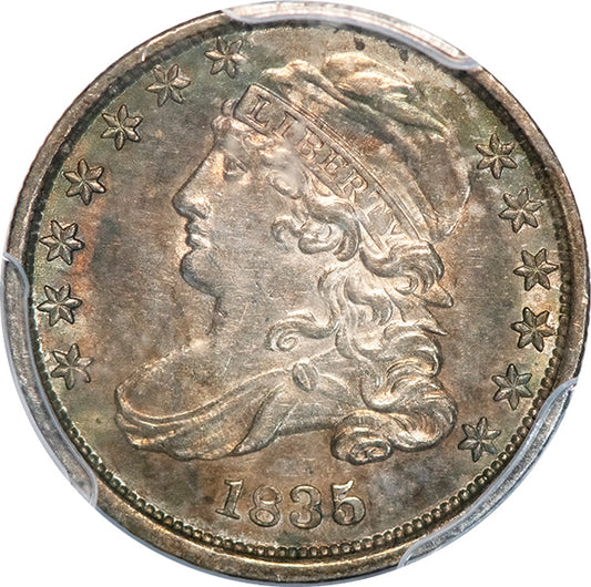 (4527) 1835 10C PCGS AU55 Bust Dime obverse