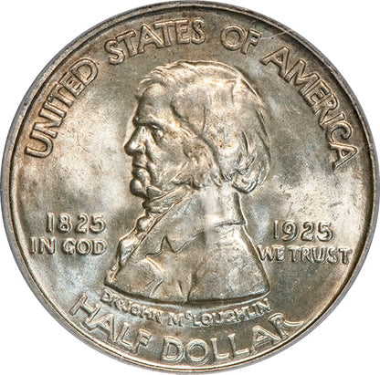 (9399) 1925 50C PCGS MS65 CAC Vancouver obverse