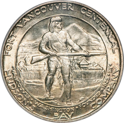 (9399) 1925 50C PCGS MS65 CAC Vancouver reverse