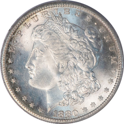 (7118) 1880-S $1 PCGS MS65 CAC Old Holder