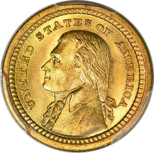 (7443) 1903 G$1 PCGS MS67 Jefferson obverse