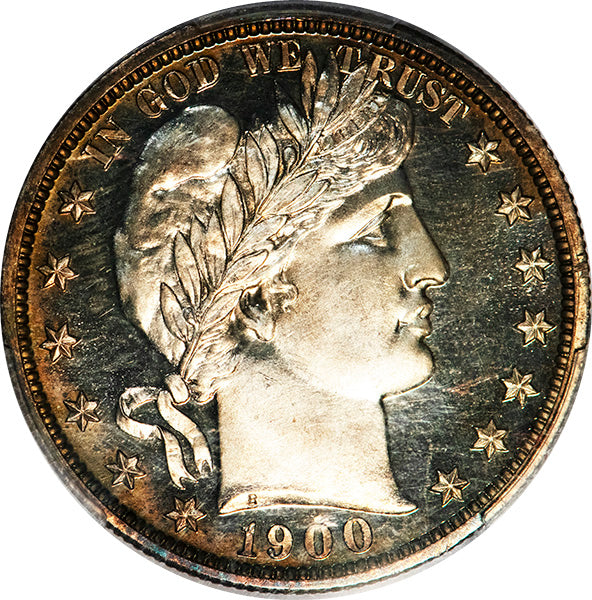 1900 Barber Proof Half obverse