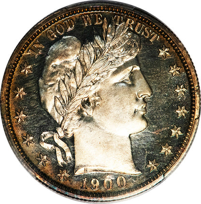 1900 Barber Proof Half obverse