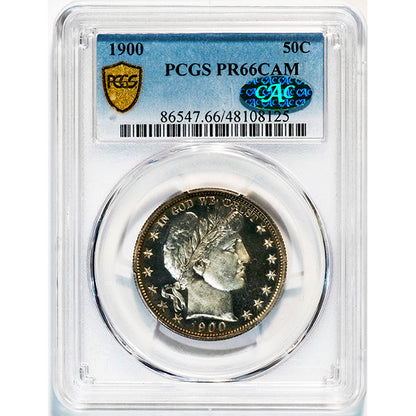 1900 Barber Proof Half slab