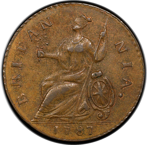 '1787' 1/2P Machin's Mills Vlack 17-87B PCGS MS62BN reverse