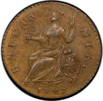 '1787' 1/2P Machin's Mills Vlack 17-87B PCGS MS62BN reverse